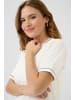 Kaffe T-shirt KAjamie Loose fit in Chalk W. Black Deep Contrast