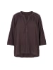 Ulla Popken Bluse in mahagoni