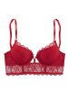LASCANA Push-up-BH in rot