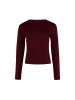 VINAJA Women Longsleeve in WINE RED