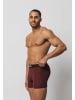 SNOCKS Boxershorts aus Modal 3 Stück in Mix (Rot/Olive/Blau)