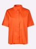 Heine Kurzarmbluse in orange