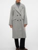 Vero Moda Mantel in Light Grey Melange
