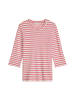 Marc O'Polo Gestreiftes T-Shirt regular in Medium Pink