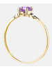 Diamant L'éternel Ring aus 375 Gelbgold mit Amethyst