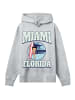 F4NT4STIC Hoodie Betty Boop Miami Florida Surf Scene in grau meliert