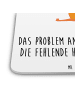 Mr. & Mrs. Panda Untersetzer für Gläser Fuchs Gitarre mit Spruch in Weiß