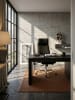KADIMA DESIGN Bürostuhl PORTO Echt-Leder ergonomisch mit Kopfstütze