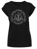 F4NT4STIC T-Shirt Harry Potter Hufflepuff Seal in schwarz
