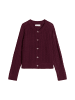 Marc O'Polo DENIM Zopfstrick-Cardigan oversized in Mahagony Jam