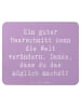 Mr. & Mrs. Panda Mouse Pad Spruch Friseur Wunder mit Spruch in Lavendeltraum