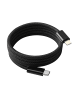 Platyne USB-C-auf-Lightning-Kabel in Schwarz