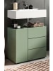 Inn.Furn Waschbeckenunterschrank grün, Badezimmer Unterschrank 60 x 56 cm