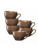 Ritzenhoff & Breker 6er Set Kaffeetassen Sahara in 230 ml in Dunkelbraun
