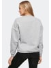 F4NT4STIC Oversize Sweatshirt Kirschblüten Asien in grau meliert