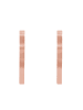 Steel_Art Creolen Damen Naomi rose goldfarben in rosegoldfarben