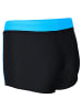 Aquarti Jungen Kinder Badehose Seitliche Paspel in schwarz/blau