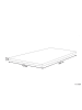 Beliani Topper DAZZEL in Weiß - (W) 120 x (H) 6 x (L) 200 cm