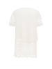 paino Damen Strickpullover in Wollweiss
