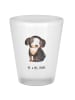 Mr. & Mrs. Panda Schnapsglas Hund Entspannen ohne Spruch in Transparent