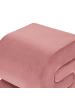Beliani Pouf ARCADIA in Rosa - (W) 45 x (H) 48 x (L) 50 cm