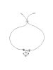 collezione alessandro Armband " Herz " in silbern