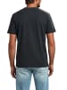 Mustang T-Shirt Basic Print Tee in Schwarz