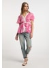 IZIA Damen Bluse in Pink Weiss