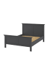 ebuy24 Bett Venedig Grau 159 x 201 cm