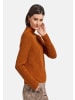 PETER HAHN Pullover cotton in cognac