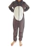 NORMANN Jumpsuit Overall Onesie Schlafanzug Tier - 50993 in Braun