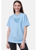 smiler. T-Shirt laugh. in BLAU