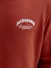 JACK & JONES Junior Kapuzenpullover in Fired Brick