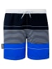 GUGGEN MOUNTAIN Badehose gestreift Streifen Schwarz-Blau