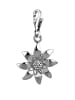 Nenalina Charm 925 Sterling Silber Edelweiss, Trachtenschmuck in Silber