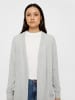 Noisy may Langarm Cardigan mit Vordertaschen NMCITY in Grau-2