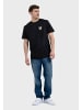OLDSKULL T-Shirt ASIAN REBEL CAT KANJI GRAPHIC in Black