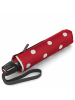 Knirps T.200 M Duomatic - Taschenschirm Regenschirm (bordeaux) in dot art red