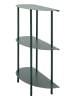Mauro Ferretti Türkisfarbene Metallkonsole 90 x 28 x 81 cm