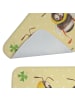 Mr. & Mrs. Panda Badteppich Hummeln Kleeblatt ohne Spruch in Gelb Pastell
