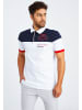 Leif Nelson Herren T-Shirt Polo Herren T-Shirt Polo LN-55615 in weiß
