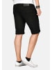 INDICODE Indicode Kaden Holes Herren Shorts Bermudas B715 in Ultra Black