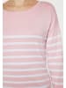 SANIKA Damen Pullover in HELLROSA WEISS