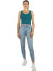 Janice 2 x Damen crop Top Namlea in Petrol/Schwarz