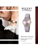 Regent Armbanduhr-Analog lila mittel (ca. 32mm) Regent Lederarmband