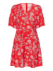 Kaffe Kleid KAamina Tight fit in Poppy Red Chalk Flower
