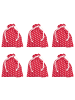 Butlers Geschenke-Säckchen PACK-A-BAG 6er-Set in Rot