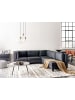 Beliani 5-tlg Ecksofa UNSTAD in Schwarz/Schwarz