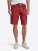 Timezone Knielange Cargo Shorts Gürtel Regular Passform in Rot