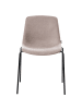 Beliani 4er-Set Esszimmerstuhl TILLER in Beige/Schwarz
